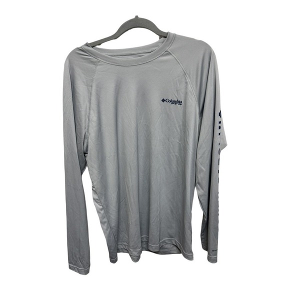 Columbia PFG Omni Shield Long Sleeve Gray Men's Shirt Size Medium South Carolina - Picture 1 of 6